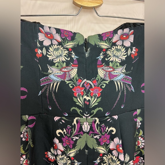 NWT City Chic mirror peacock strapless dress - Picture 12 of 12